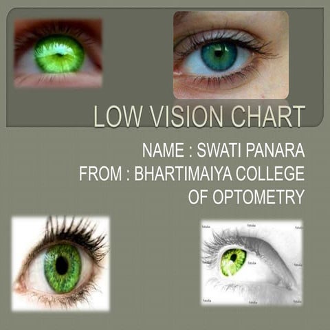 Low vision chart 