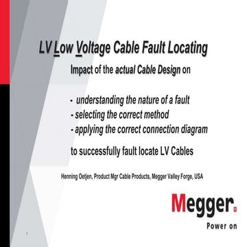 Low Voltage Fault Locating Revised 29-05-19.pptx