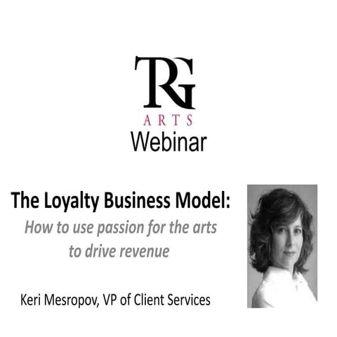 TRG Webinar: The Loyalty Business Model