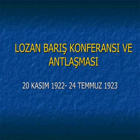 Lozan Antlaşması