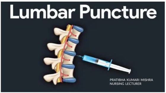 Lumbar Puncture PPT | PPTX | First Aid | Injuries