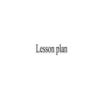 Lesson Plan on nursing education  class.pptx
