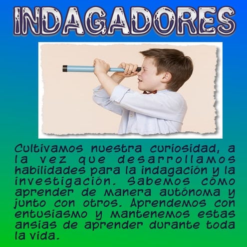 Learner Profile in Spanish