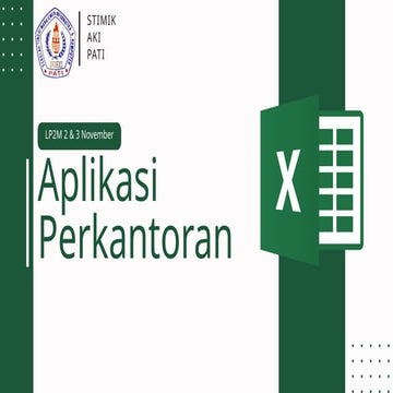 LP2M STMIK AKI PATIPPt excel desa bermi .pptx