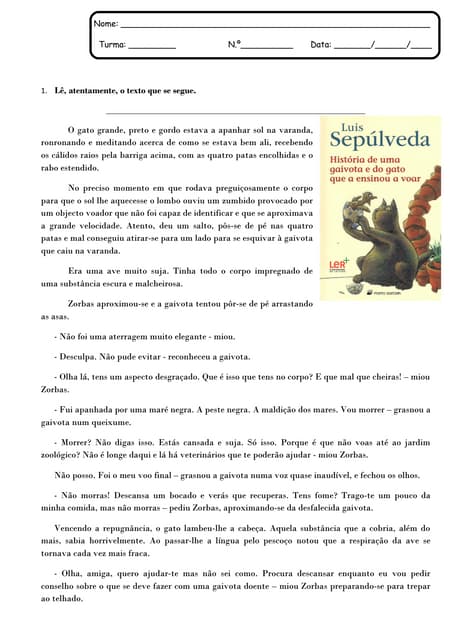 História de uma gaivota e de um gat...