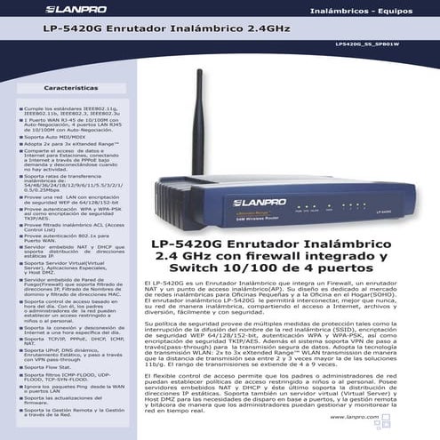 LP5420G_SS_SPB01W ROUTER.pdf