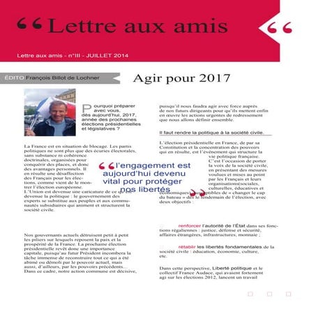 Préparer 2017 avec vous !