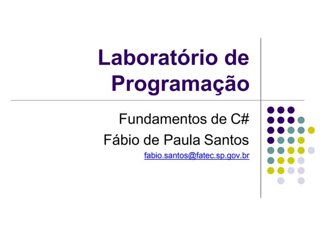 Fundamentos de C#