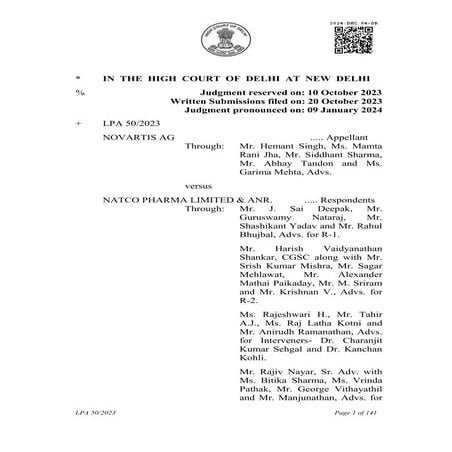 Patent Examination and Pre-Grant Opposition are independent processes, says t...