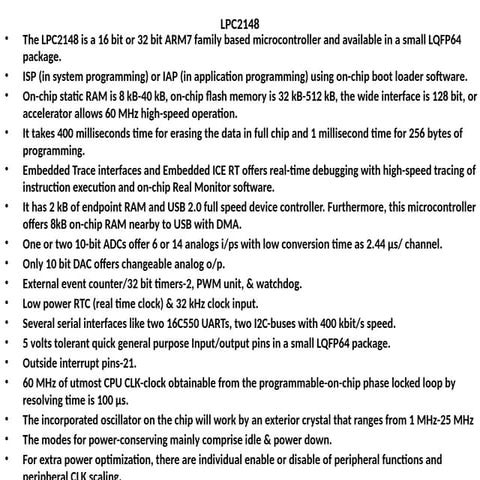 LPC2148 stepper motor dc motor control .pptx