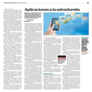 Aplicaciones a la salvadoreña 