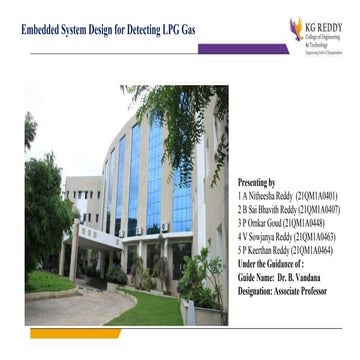 LPG GAS DETECTOR presentation for engineers