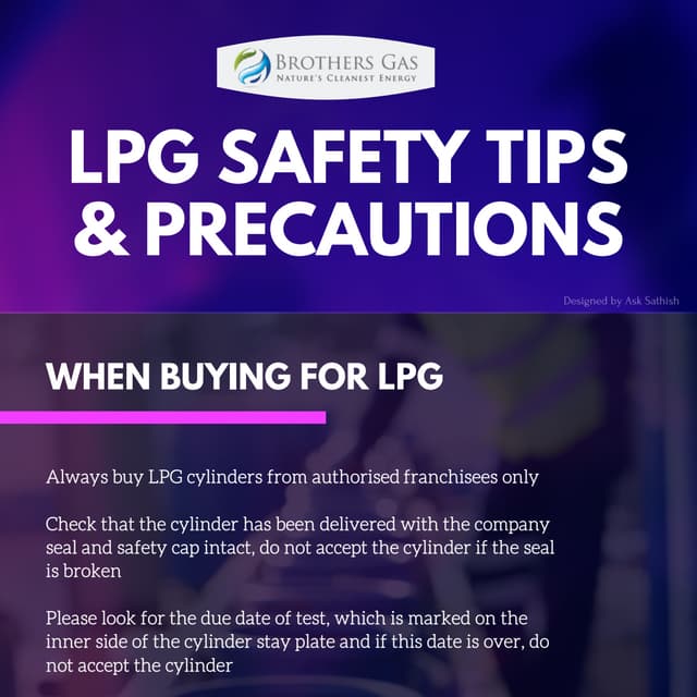 LPG Safety Tips and Precautions Brothers Gas PDF
