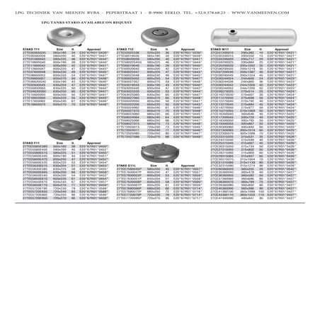 LPG TANKS STAKO | PDF