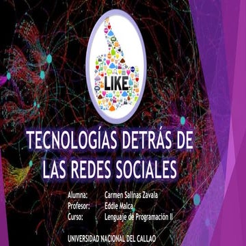 Tecnologías detrás de las Redes Sociales