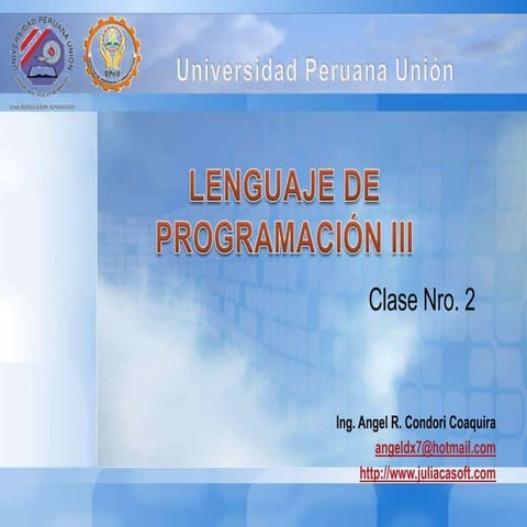 Lp II   clase02 - Modelo Vista Controlador