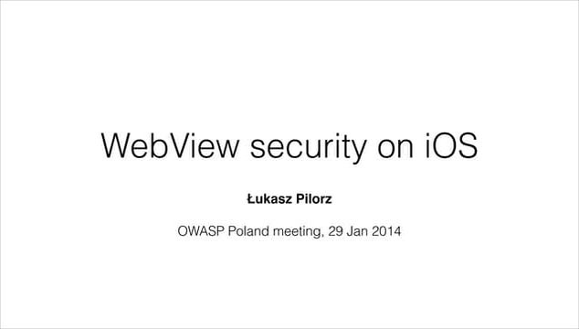 WebView security on iOS (EN)