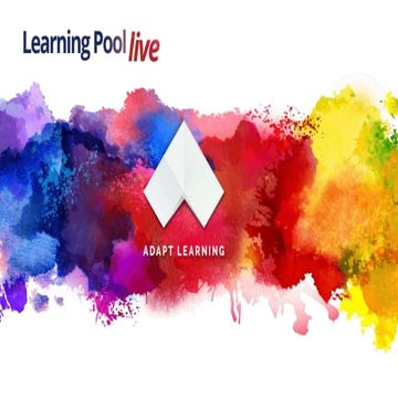 Adapt Learning at Learning Pool Live