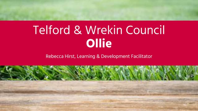 LPL Local Midlands Customer Speaker - Rebecca Hirst, Telford and Wrekin
