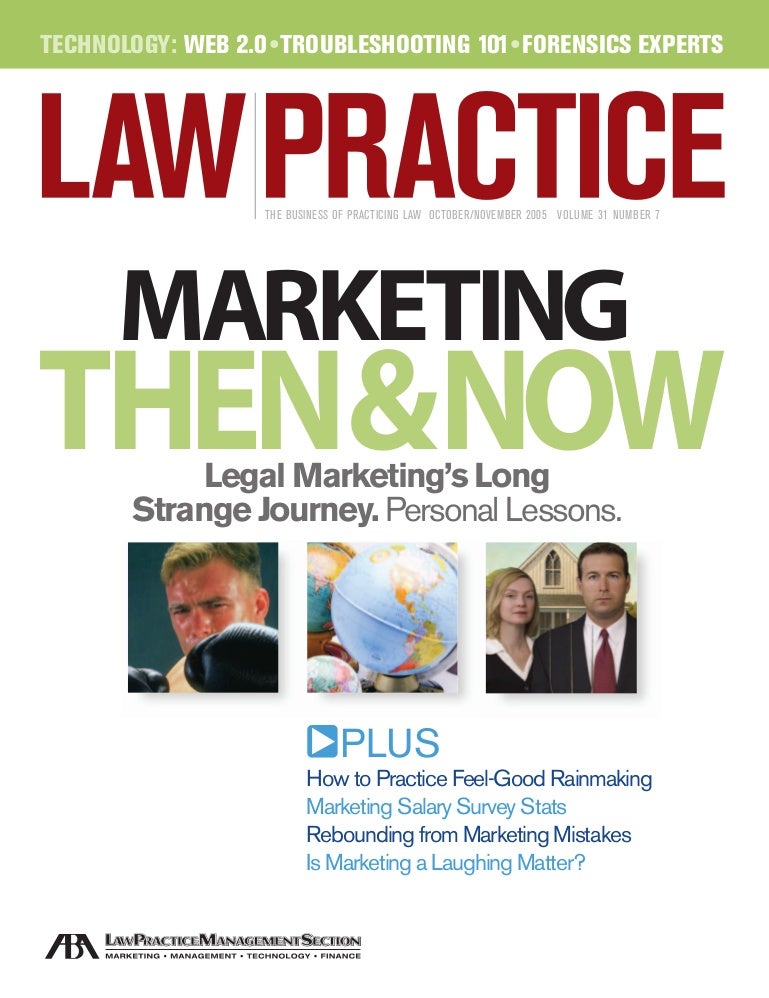 Law Practice magazine "History Of Law Firm Marketing" article