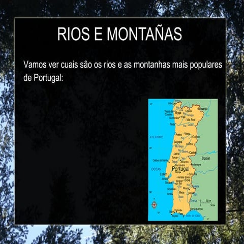 Rios e montanhas