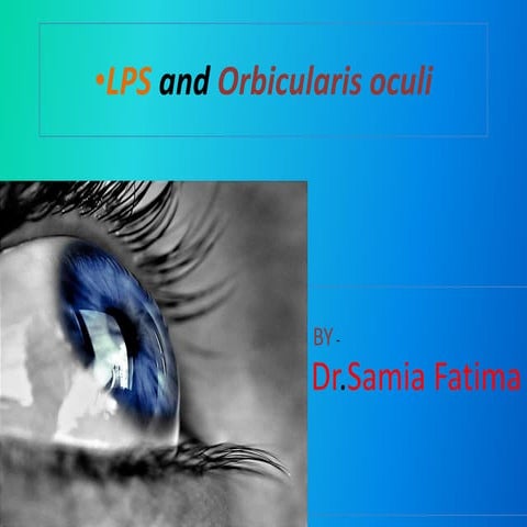 Lps and orbicularis oculi
