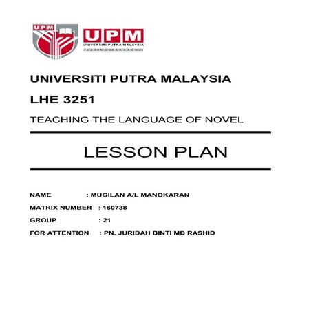 Lesson plan for teaching of symbolism (wuthering Heights) 