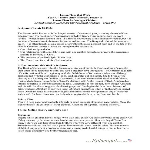 Lptw proper-10 a-yc-ot lesson for sunday skol