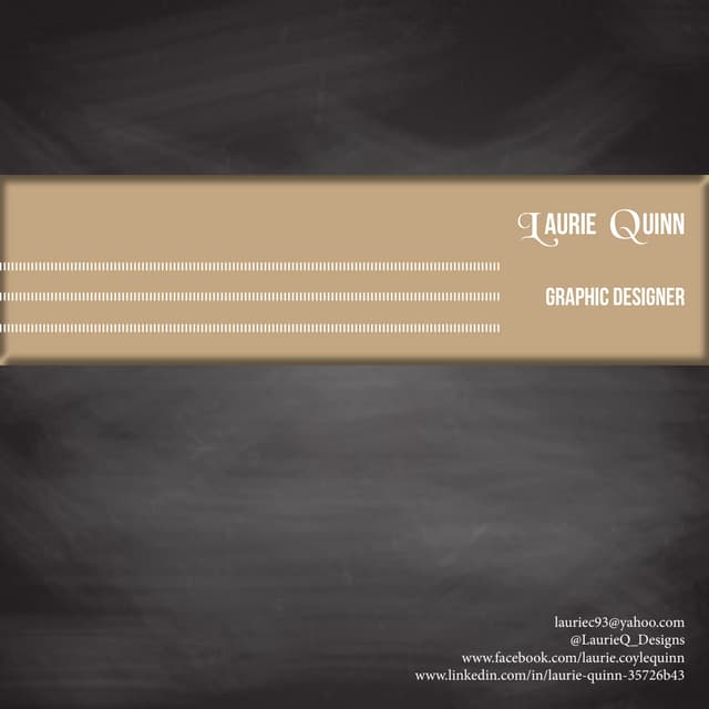 Laurie Quinn portfolio graphic design