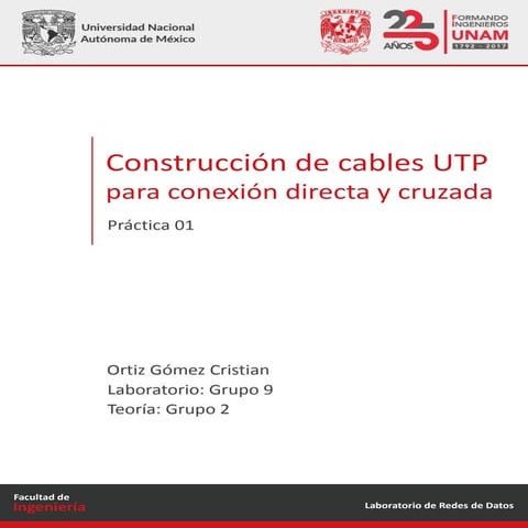 Laboratorio Redes de Datos - Práctica 01