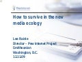 How to survive in the new media ecology