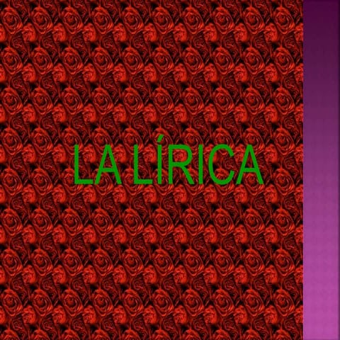 Lírica sara (power point)