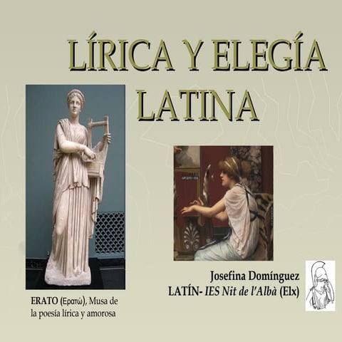 Lírica y elegía latina