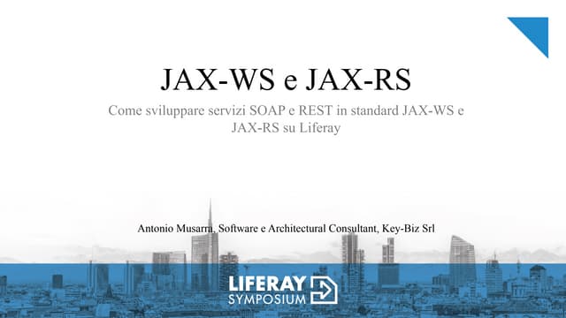 JAX-WS e JAX-RS