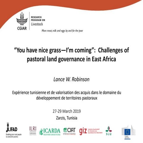 “You have nice grass—I’m coming”:  Challenges of pastoral land governance in ...