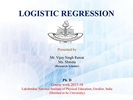 Logistic regression with SPSS
