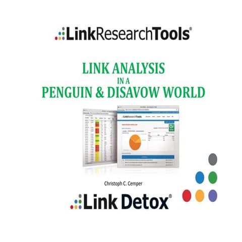 Link Analysis in a Penguin and Disavow World