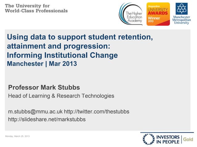 LRT Talks 2013-03-27 HEA Social Mobility