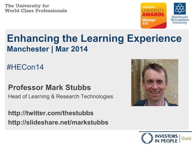 LRT Talks 20140327 JISC RSC HECon14