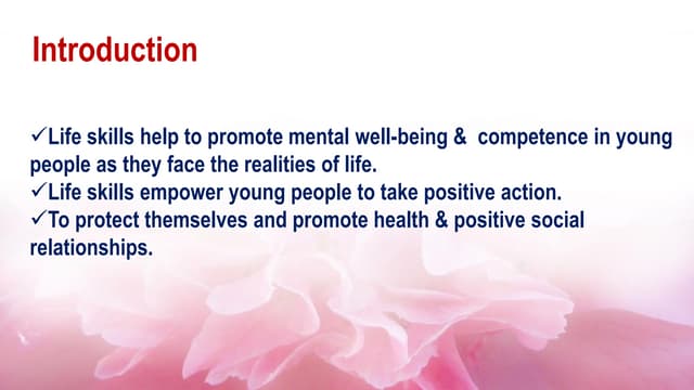 Life skills presentation | PPTX