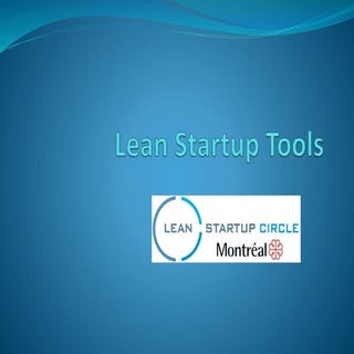 Lean Startup Basics & Tools 