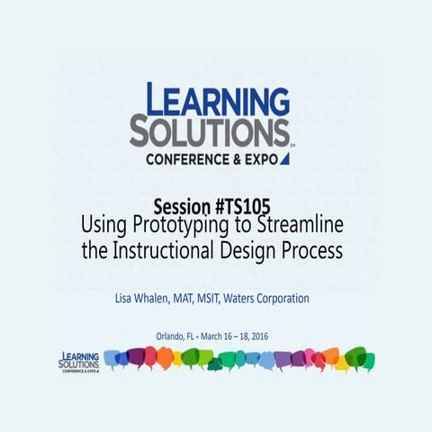 Using Prototyping to Streamline the Instructional Design Process