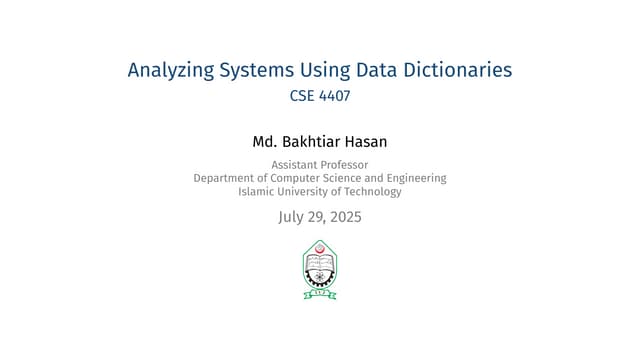 LS8 - Analyzing Systems Using Data Dictionaries.pdf