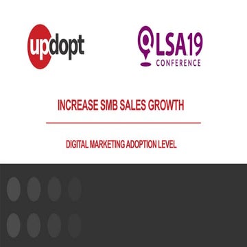 LSA19: Increase SMB Sales Growth 