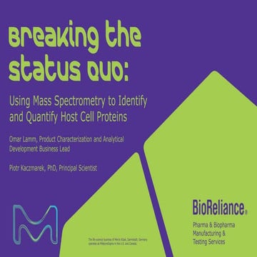 Host Cell Proteins | PPTX