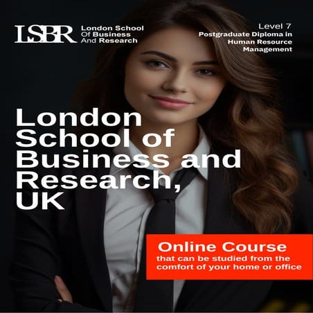 Level 7 Diploma in Human Resource Management - Delivered Online by LSBR,UK