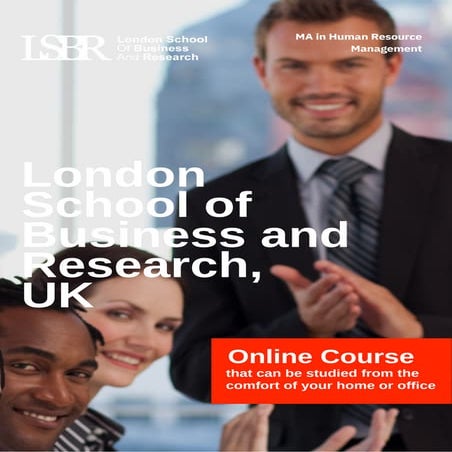 MA in Human Resource Management - Delivered Online by LSBR,UK