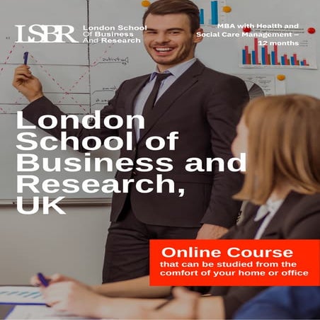 MBA with Human Resource Management – 12 months - Delivered Online by LSBR,UK