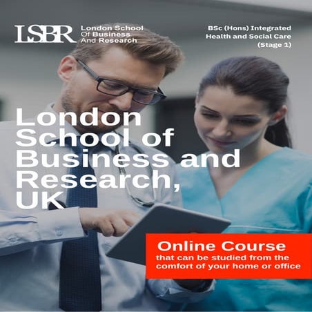 BSc (Hons) Integrated Health and Social Care (Stage 1) - Delivered ...