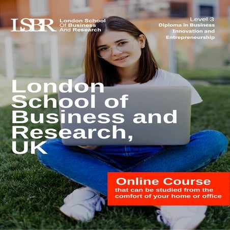 Level 3 Diploma in Business Innovation and Entrepreneurship - Delivered Onlin...